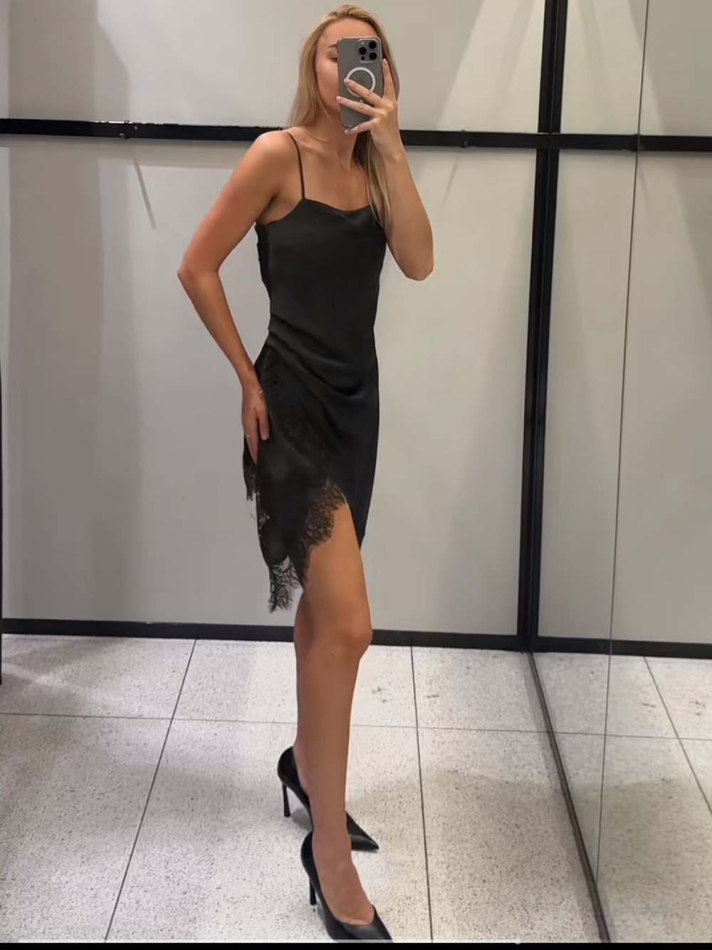 ZARA ZW COLLECTION LACE CAMISOLE TOP - Picture 13 of 16